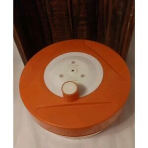 Vintage Triumph Brevet Salad Spinner Orange Model 7220266 Made in France
